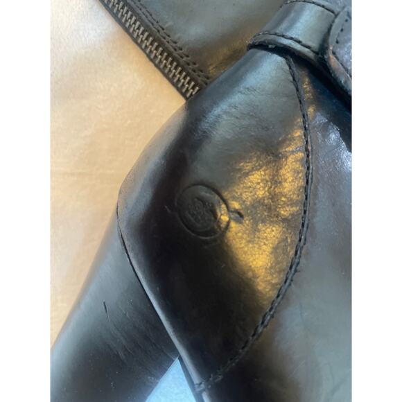 BORN Tall Riding Harness Boots in Black Size 7 - Picture 3 of 10